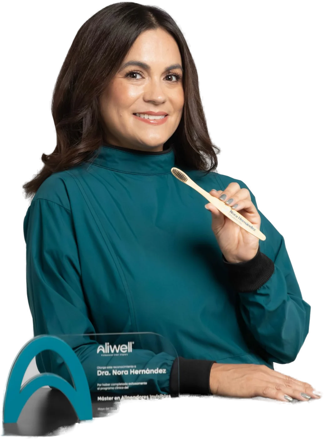 Dra. Nora Hernández, Máster en Alineadores Invisibles (Aliwell)